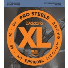 D'Addario EPS160SL ProSteels Bass Guitar Strings Medium 50-105 Super Long  Scale
