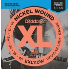 D'Addario EXL110W Nickel Wound Electric Guitar Strings Regular Light Wound 3rd 10-46
