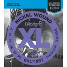 D'Addario EXL115BT Nickel Wound Electric Guitar Strings Balanced Tension Medium 11-50