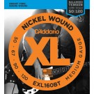 D'Addario EXL160BT Nickel Wound Bass Guitar Strings Balanced Tension Medium 50-120