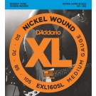 D'Addario EXL160SL Nickel Wound Bass Guitar Strings Medium 50-105 Super Long  Scale