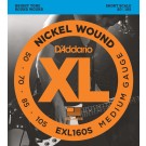 D'Addario EXL160S Nickel Wound Bass Guitar Strings Medium 50-105 Short Scale