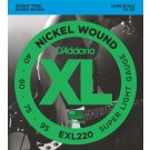 D'Addario EXL220 Nickel Wound Bass Guitar Strings Super Light 40-95 Long Scale