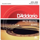 D'Addario EZ930 85/15 Bronze Acoustic Guitar Strings Medium 13-56