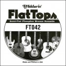 D'Addario FT042 Semi-Flat Phosphor Bronze Acoustic Guitar Single String .042