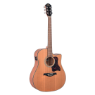 Gilman - GD12CE 60 Series Dreadnought Electric/Acoustic Guitar with Venetian Cutaway Natural