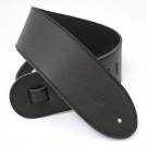 DSL Straps - GLG35-BLACK 3.5" Triple Garment Black/Black Guitar Strap