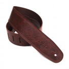DSL Straps - GMD25-BROWN Distressed Brown 2.5 inches Guitar Strap
