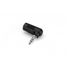 Hosa - GMP-272 - Right-angle Adaptor, 3.5 mm TRS to 3.5 mm TRS