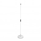 Gravity MS23W Straight Microphone Stand With Round Base White