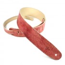 DSL Straps - HD25-RED 2.5" Hand Dyed Red Guitar Strap