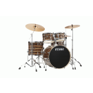 TAMA IP52H6W  Imperialstar 5-Piece Complete Kit With 22" Bass Drum - COFFEE TEAK WRAP