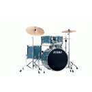 TAMA IP52H6W  Imperialstar 5-Piece Complete Kit With 22" Bass Drum - HAIRLINE BLUE