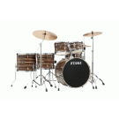 TAMA IP62H6W  Imperialstar 6-Piece Complete Kit With 22" Bass Drum - COFFEE TEAK WRAP