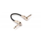 Hosa - IRG-100.5 - Guitar Patch Cable, Low-profile Right-angle to Same, 6 in