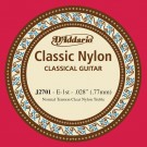 D'Addario J2701 Student Nylon Classical Guitar Single String Normal Tension First String