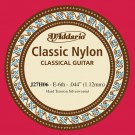 D'Addario J27H06  Student Nylon Classical Guitar Single String Hard Tension Sixth String