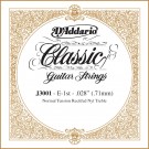 D'Addario J3001 Rectified Classical Guitar Single String Normal Tension First String