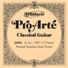 D'Addario J4501 Pro-Arte Nylon Classical Guitar Single String Normal Tension First String