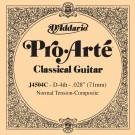 D'Addario J4504C Pro-Arte Composite Classical Guitar Single String Normal Tension Fourth String