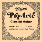 D'Addario J4604 Pro-Arte Nylon Classical Guitar Single String Hard Tension Fourth String