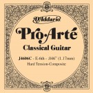D'Addario J4606C Pro-Arte Nylon Classical Guitar Single String Hard Tension Sixth String