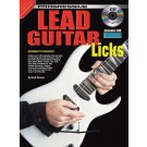 Progressive Lead Guitar Licks Book/CD