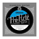 D'Addario LCH-3B Pro-Arte Lightly Polished Silver Plated Copper on Composite Core Classical Guitar Half Set Hard Tension