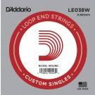 D'Addario LE038W Nickel Wound Loop End Single String .038