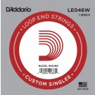 D'Addario LE046W Nickel Wound Loop End Single String .046