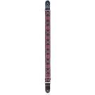 XTR - LS332  Woven poly cotton strap - pink paisley 