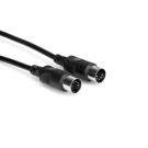 Hosa - MID-301BK - MIDI Cable, 5-pin DIN to Same, 1 ft