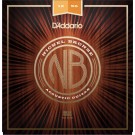 D'Addario NB1256 Nickel Bronze Acoustic Guitar Strings Light Top / Med Bottom 12-56
