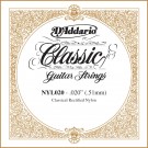 D'Addario NYL020 Rectified Nylon Classical Guitar Single String .020