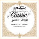 D'Addario NYL027 Rectified Nylon Classical Guitar Single String .027