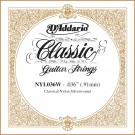 D'Addario NYL036W Silver-plated Copper Classical Single String .036 