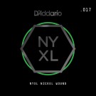D'Addario NYXL Nickel Wound Electric Guitar Single String .017