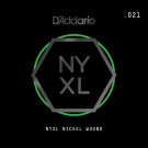 D'Addario NYXL Nickel Wound Electric Guitar Single String .021