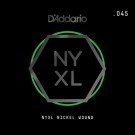 D'Addario NYXL Nickel Wound Electric Guitar Single String .045