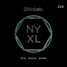 D'Addario NYXL Nickel Wound Electric Guitar Single String .048