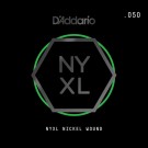 D'Addario NYXL Nickel Wound Electric Guitar Single String .050