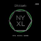 D'Addario NYXL Nickel Wound Electric Guitar Single String .065