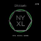 D'Addario NYXL Nickel Wound Electric Guitar Single String .078