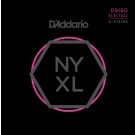 D'Addario NYXL0980 Nickel Wound 8-String Electric Guitar Strings Super Light 09-80