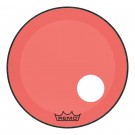 Remo 22" Colortone Red Powerstroke P3 Reso Bass Drumhead w/ 5" Offset Hole