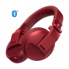 Pioneer DJ HDJ-X5BT Red; Over-ear DJ headphones with Bluetooth