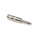 Hosa - PLG-025 - Connector, 1/4 in TS