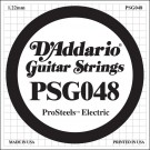 D'Addario PSG048 ProSteels Electric Guitar Single String .048