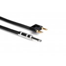 Hosa - SKJ-603BN - Speaker Cable, Hosa 1/4 in TS to Dual Banana, 3 ft