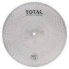 Total Percussion SRC14 14" Sound Reduction Crash Cymbal. Silver